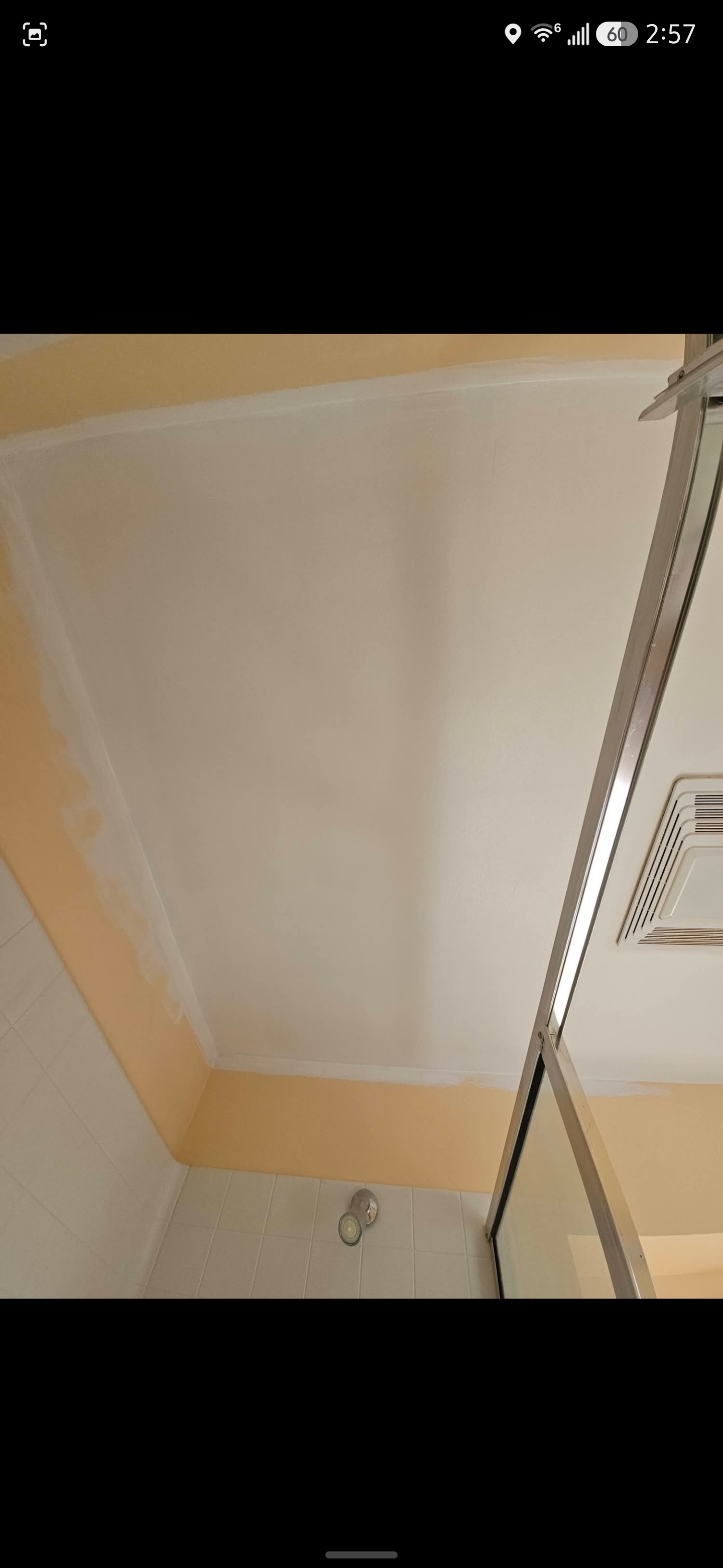 Flawless smooth sanded plaster drywall finish ready for paint